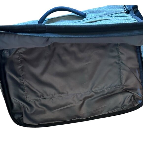 Timbuk2 Command Laptop Messenger Bag Crossbody Gray Navy Blue Travel - Picture 11 of 12